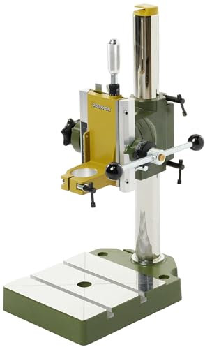 Proxxon Bohr- und Fräsbank BFB 2000 (Auslegerkopf 90° schwenkbar, 43 mm Spindelhals, lesbare Tiefenskala, stabiler Arbeitstisch) 20000