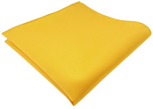 TigerTie Satin Einstecktuch Kavalierstuch in Uni einfarbig - Pochettengröße 30 x 30 cm