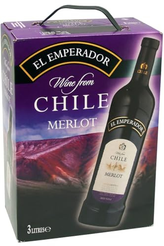 El Emperador - Vino rosso Merlot, Valle Central Cile, Bag in Box 3L BIB (1 x 3L)