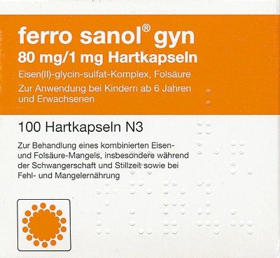 FERRO SANOL gyn Hartkaps.m.msr.überz.Pellets 100 St