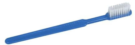 Med-Comfort Einmal Zahnbürsten - 100 Stück, Weiß, Nylon, Silikon, Manuell, Einweg