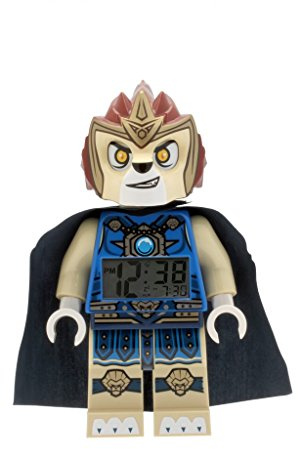 LEGO Kids' 9000560 Legends of Chima Laval Mini-Figur, beleuchteter Wecker, Mehrfarbig/Sortiert, Einheitsgröße, Mehrfarbig/Sortiert, Einheitsgröße, Casual