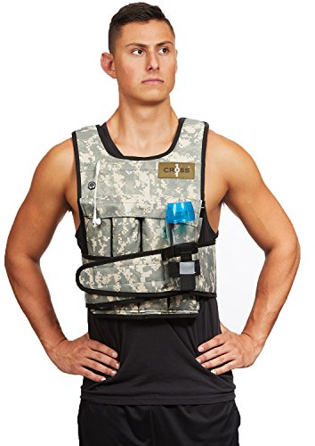 CROSS101 Verstellbare Gewichtsweste Camouflage Workout Gewichtsweste Training Fitness 9 kg