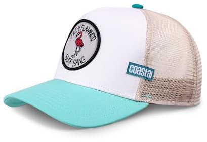 Coastal Trucker Cap Filthy Flamingo Beige Weiß, Size:ONE Size