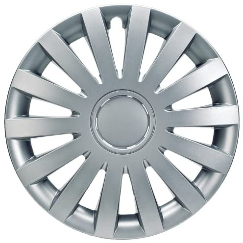 Albrecht 17 pulgadas plata Embellecedores para llantas de acero, Embellecedores de ruedas Wind Made in EU - Sólo genuino en el embalaje de Albrecht