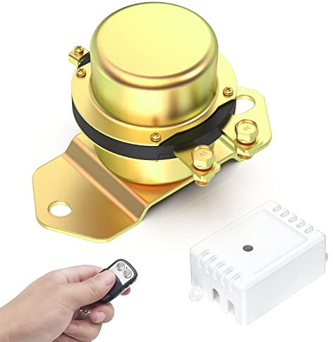 Cocar Coche Sin Hilos Remoto Controlar batería Interruptor Desconectar Pestillo Relé Anti-Robo CC 12V Electromagnético Solenoide Válvula Terminal Master Kill System