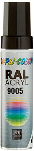 Dupli-Color 677236 Lackstifte, 12 ml, DS 9005 Tief Schwarz Matt