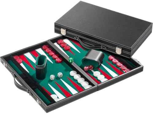 Philos Backgammon groen Groot 46,5x28cm