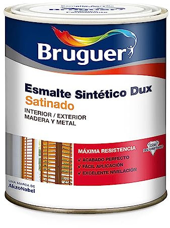 BRUGUER Dux Sat.Laca Blanco 750 ML, Negro