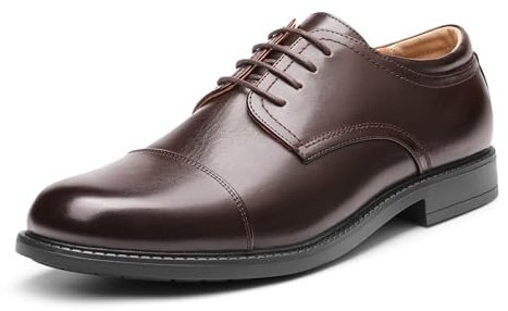 Bruno Marc Skor Dress-Up Axlar Oxfords Derby Spets Sneakers för Män Svart DOWNING-01
