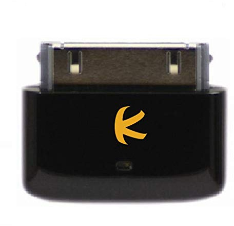 KOKKIA i10s (noir de luxe) Petit transmetteur iPod Bluetooth compatible avec iPod/iPhone/iPad avec véritable certification Apple. Télécommandes et possibilités de commande du volume de l’iPod/iPhone/iPad en local. Plug and play.