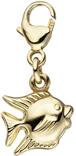 Jobo Damen-Charm Fisch aus 8 Karat 333 Gold