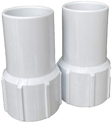 Happy Hot Tubs 2 x EasyFit 1.5 Vacuum Hose Cuffs Swimming Pool Skimmer Pool Cleaner Vac Connectors