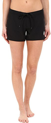 Body Glove Women's Smoothies Black's Beach Solid 4 Vapor Board Shorts, Medium