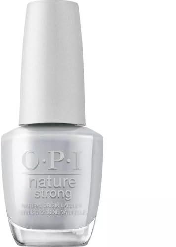 OPI Nature Strong Nail Polish | Quick Dry Vegan Nail Varnish with Long-Lasting Results | Made with Natural Ingredients | Light Shades | It's Ashually OPI | 15 ml