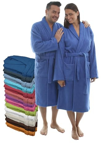 LEBENGOOD Peignoir Homme et Femme Unisexe 100% Coton OEKOTEX pour Douche