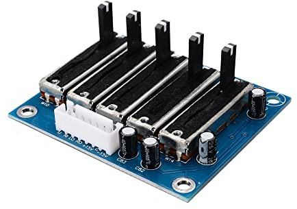 RAKSTORE Stereo 5-Band Equalizer EQ Board Einstellbare 5-Segment-Audio-Ton-Vorverstärker Board Modul Dual Power Supply