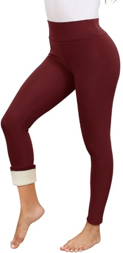 Decorie Leggins Termici Donna Invernali Vita Alta Leggins Felpati Pantaloni Calzamaglia Termica Donna