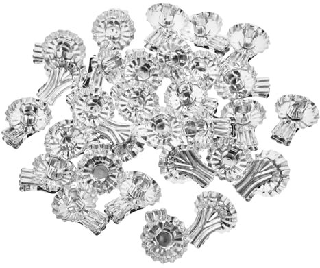Alipis 144stücke Teiliges Weihnachtskerzenhalter Clips Blütenförmige Halterungen Für Christbaumdekoration Und Elegant Für Kerzen Weihnachtsbaum