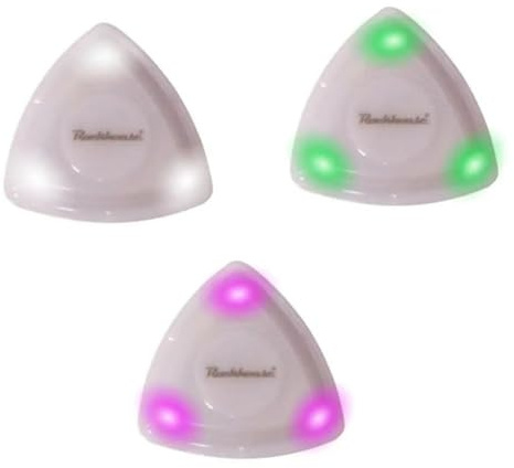 LED-Gitarrenplektrum, lebensmittelechter Kunststoff, leuchtend, musikalisch, leuchtend, Plektrum, Instrument, Saiten X1f4