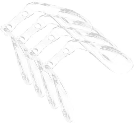 NUOBESTY 4pezzi Inserto Per Ponte Nasale Di Ricambio Supporto Per Naso Degli Occhiali Strumenti Per Riparazione Degli Occhiali Naselli Sostituibili Trasparenti Per Tutte Le Montature