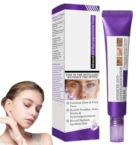 Crema Anti-Iperpigmentazione Avanzata, Crema Macchie Scure, Avanzata, Melasma per il Viso,Viso Anti-Età, Macchie Scure e Anti-Età (1 pezzi)