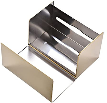 GLEAVI Support De Rangement Étanche Boîte à Mouchoirs Murale en Acier Inoxydable Doré 22 Cm pour Salle De Bain Hôtel Maison Porte-Papier Toilette