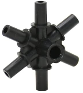 Divisor de Agua de 5 vías y 7 vías for jardín, 10 Unidades, 6 mm, Conectores for riego de jardín, divisores de Manguera de múltiples Juntas, Accesorios de riego.(7 x Way)