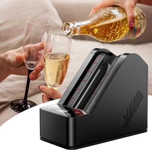 Enfriador de vino eléctrico portátil de 12V para botellas rojas, blancas y de agua, enfriador de vino de botella de 0°C-20°C, enfriador de botella individual de 750ml, cuerpo de acero inoxidable