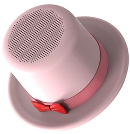 Enceinte Sans Fil Compacte,Boîte à Son en Forme de Haut-de-Forme - Enceinte Sans Fil Magnétique avec Support pour Téléphone - pour Bureau Voiture Pique-nique Fête Voyage Plage Fitness Entraînement