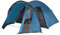 High Peak Kuppelzelt Tessin 4, Campingzelt mit Vorbau, 2 Eingänge, Familien-Zelt für 4 Personen, extra hoher Eingang, doppelwandig, 2.000 mm wasserdicht, Ventilationssystem, Moskitoschutz