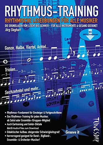 Rhythmus-Training - Rhythmik lernen: rhythmische Leseübungen für alle Musiker - Notenheft mit MP3-Download: Rhythmische Leseübungen für alle Musiker. ... & Gesang geeignet. Mit MP3-Download