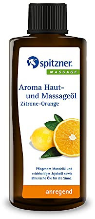 Spitzner Aroma Haut- und Massageöl - Zitrone-Orange - 190 ml