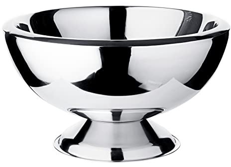 EDZARD 10,5 Liter Champagnerkühler Sektkühler Flaschenkühler Cadiz, Durchmesser 43 cm, doppelwandig für bessere Isolierleistung, auch als Obstschale und Blumenkübel verwendbar