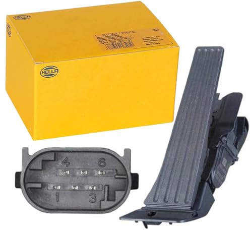 HELLA 6PV 010 946-281 Sensor, posición pedal - para vehic. dirección izquierda - 6polos - Caja de cambios manual