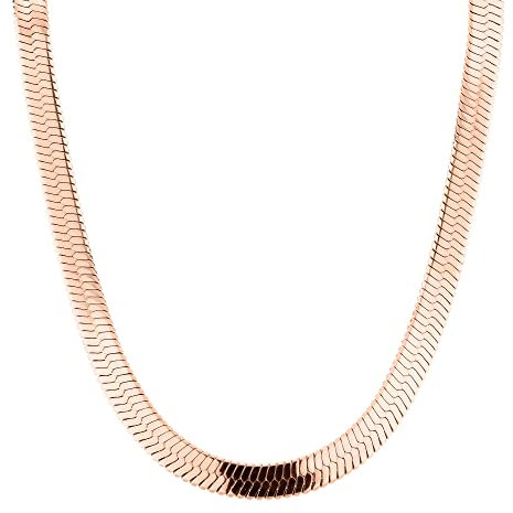 LIEBESKIND Extra breite Sleek Chain Edelstahl IP Roségold
