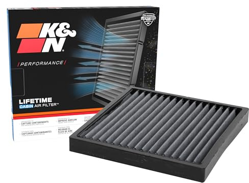 K&N LIFETIME Cabin Air Filter: Premium, Washable, Clean Air for your Cabin: Compatible with 2018-2025 MAZDA: 2, 3, CX-3, CX-30, VF2074