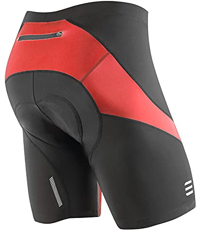 NOOYME Radlerhose Herren Fahrradhose Herren gepolstert 4D Elastische Radlerhose Herren mit Sitzpolster Atmungsaktive Leichte Radhose aus Polyamid und Spandex Fahrradhose Herren