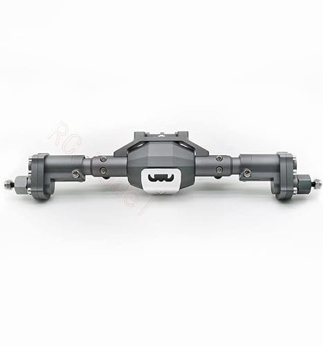 Neu CNC Bearbeitete Aluminiumlegierung vorderer und hinterer Portalachse for 1/10 Rc Crawler Auto Axial. SCX10 II 90046 90047 Rote Katze Gen8 Rgt. ( Color : Rear Axle )
