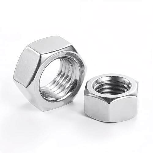 M4 Dadi esagonali in acciaio inox 304 (18-8) Dadi esagonali DIN934, 100 pz