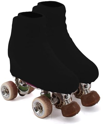 AQUILONE Unisex 100 DEN Überziehsocke für Rollschuhe, Inlineskates & Schlittschuhe, blickdichter, reißfester & elastischer Überzug für Schlittschuhe, Made in Italy
