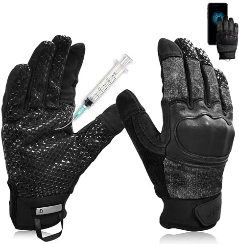 Intra-FIT Needle Puncture Resistant Gloves, ANSI A9, Knuckle Protection | Needlestick, Touchscreen, Anti-Slip