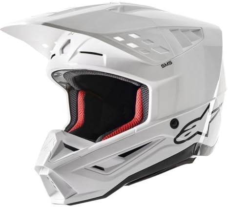 Alpinestars Motocross-Helm S-M5 Solid - Matt Schwarz