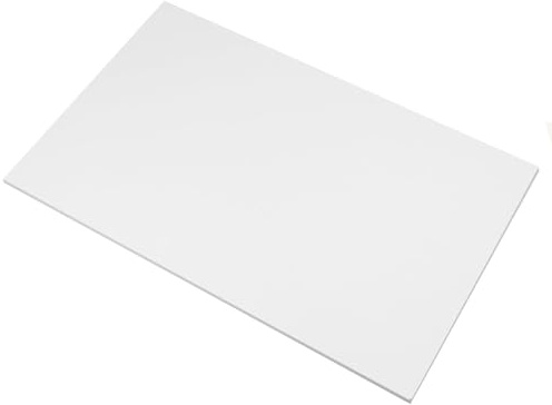 COYOUCO PVC-skumskiva vit 0,1 cm tjocklek för modellering, fotomontering, teaterrekvisita, displayer,10x10cm