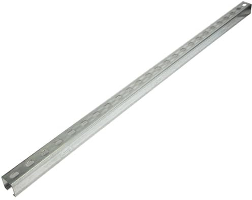 HEIMWERK global 20m Montageschiene 27x18 C Profile Montageschienen Metallschiene Lochschiene 10 stück 2m(stücke)