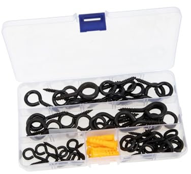 PLAFOPE Gancio Girevole A Soffitto Con Vite Ganci A Vite in Metallo Autofilettanti Robusti Per Appendere Alla Parete Allaperto