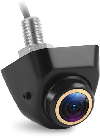 WODHMIEY Cámara Marcha Atrás Coche 170° Gran Angular, Ajustable 360°, IP68, Visión Nocturna, AHD720p/1080p, Cámara Trasera para Coche, Fácil (AHD1080/CVBS: Resolución: 1920 X