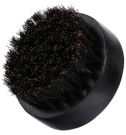 FOMIYES 1 Stück Bartstylingbürste Für Herren Mit Natürlichem Holzgriff Bartbürste Mit Borsten Für Männer Bartspülung Für Männer Haarstyling-werkzeug Schwarz