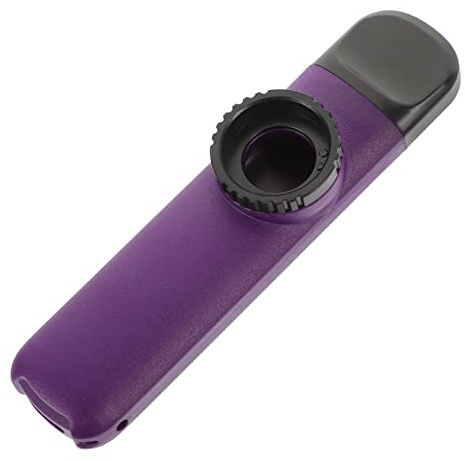 HEMOTON Kunststoff Kazoo mit Trageband Kleines Kinder Musikinstrument Leichter Ukulele Gitarre Begleiter für Musikfreunde