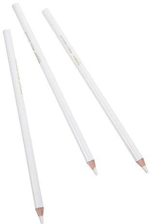 WEKAMOS 3piezas Lápiz De Blanco Para Dibujo y Pintura Suministros De Dibujo Profesionales Lápices De Carboncillo Para Pintar y Dibujar Papel